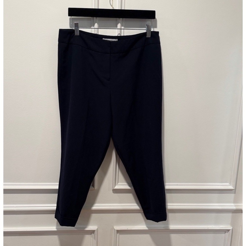 Atelier‎ Women's Pants Size 10 Navy Blue Dress Trousers Career Work Professional